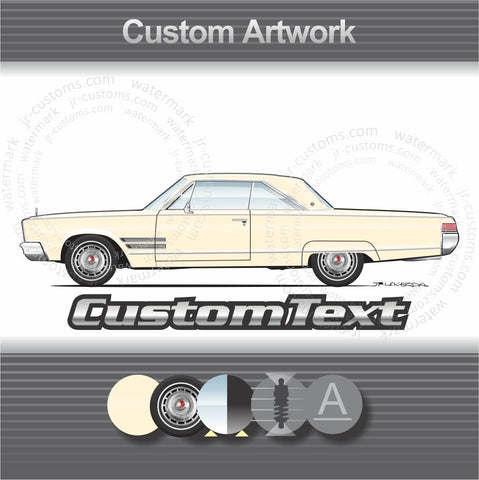 Custom 1965 1966 1967 1968 65 66 67 68 Chrysler 300 2 4 door hardtop sedan convertible saratoga art for T-Shirt Hoodie Sticker Mug Long Sleeve Sweatshirt Crewneck Tank Top Print magnet