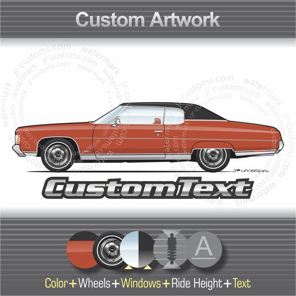 Custom 1971 1972 1973 1974 1975 1976 71 72 73 74 75 76 Chevrolet Chevy Biscayne Bel Air Kingswood Estreet Brookwood Townsman Caprice Impala 2 4 door Sedan Coupe Convertible Hardtop Station Wagon art for T-Shirt Hoodie Sticker Mug Long Sleeve Sweatshirt