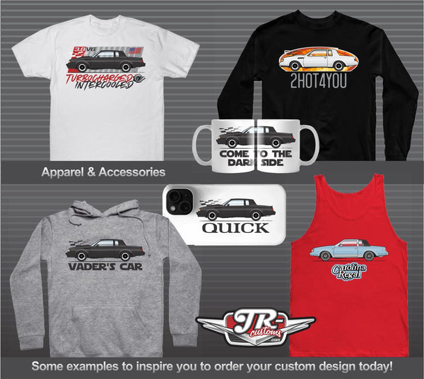 Custom 1997 1998 1999 2000 2001 2002 2003 2004 2005 97 98 99 00 01 02 03 04 05 Buick Park Avenue Ultra 3800 Supercharged art for T-Shirt Hoodie Sticker Mug Long Sleeve Sweatshirt Print Magnet