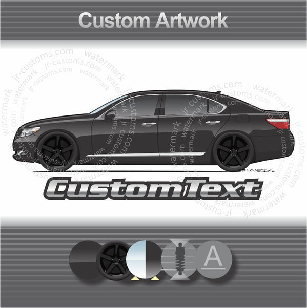 Custom 1990-94 1995-00 2001-06 2007-17 2018-24 Lexus LS 400 430 460 500 600h Art for T-Shirt Hoodie Sticker Mug Long Sleeve Crewneck Sweatshirt Print Pillow Magnet Phone Case tank top hat magnet print